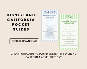 Disneyland and Disney's California Adventure Pocket Guides (Digital Download), DL California Information, Mobile Download
