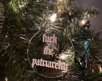 Fuck The Patriarchy Keychain Taylor Swift - All Too Well Lyric Keychain- Red Taylor’s Version