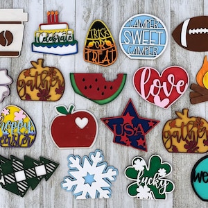Interchangeable pieces (for Happy Camper and Welcome Truck sign)