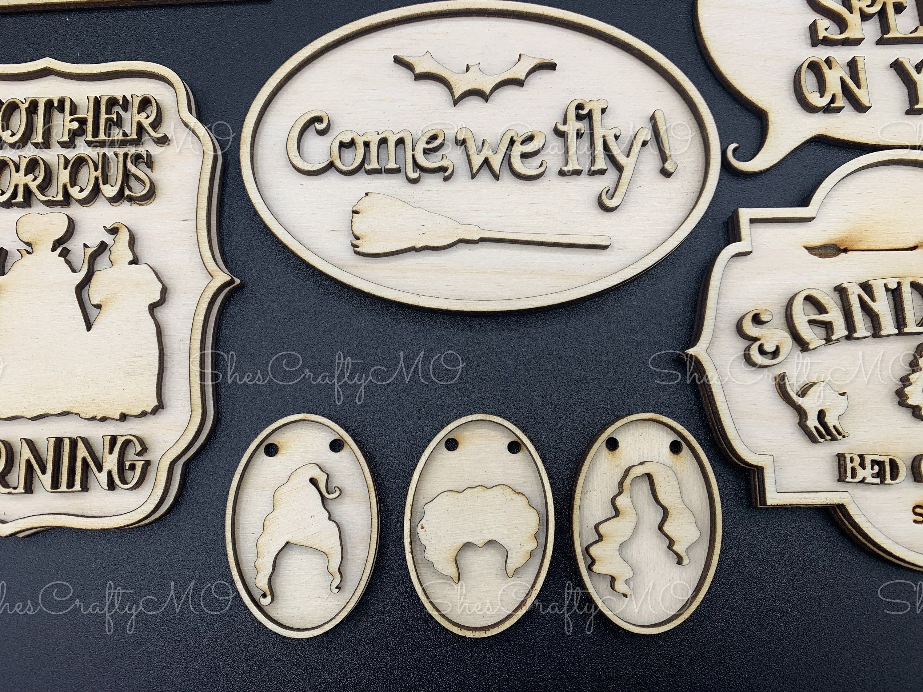 Hocus Pocus Theme Tiered Tray Kit DIY Etsy