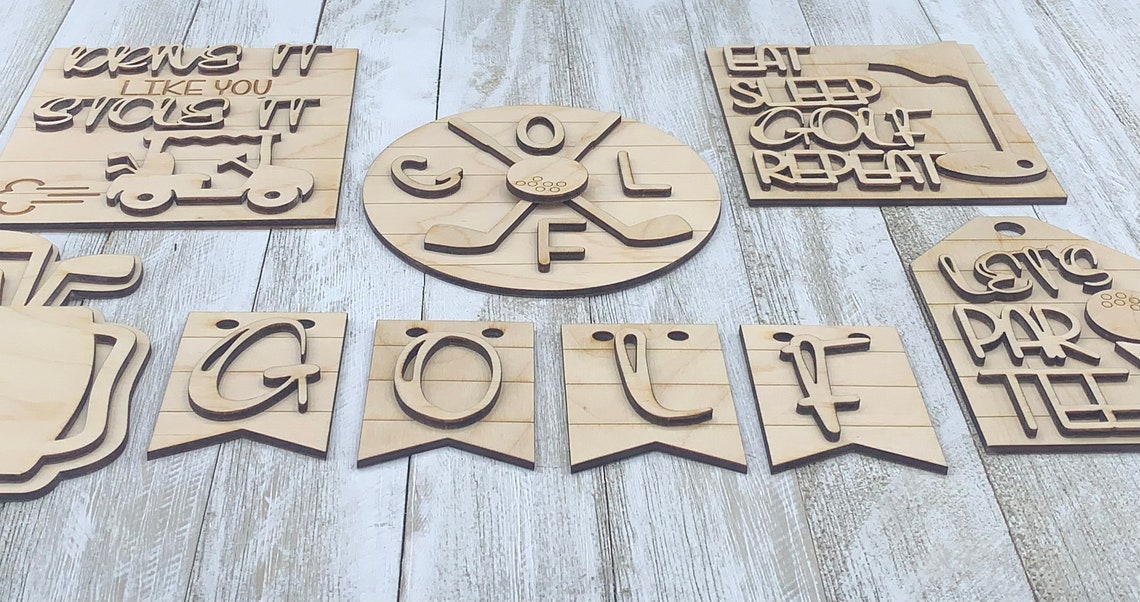 Golf Clubs Tray