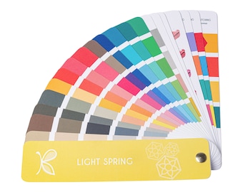 LIGHT / CLEAR Spring Colour Palette Fan by Kelly Tavora - Small Business