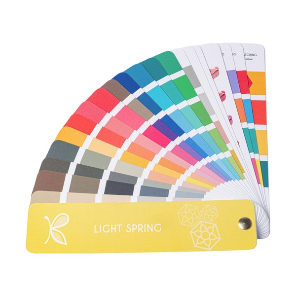 LIGHT / CLEAR Spring Colour Palette Fan by Kelly Tavora - Small Business
