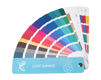 LIGHT Summer Colour Palette Fan by Kelly Tavora - Small Business