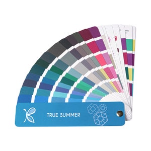 TRUE / COOL Summer Colour Palette Fan by Kelly Tavora - Small Business