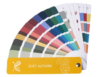 SOFT Autumn Colour Palette for Personal Colour Analysis – 12 Season System Swatch by Kelly Tavora