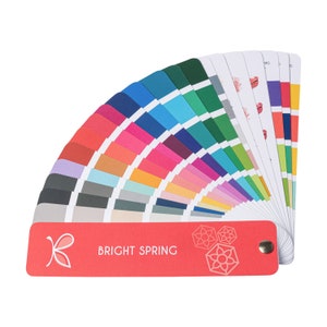 BRIGHT / CLEAR Spring Colour Palette Fan by Kelly Tavora - Small Business