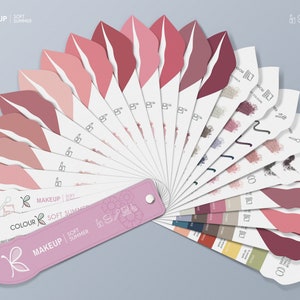 SOFT Summer MAKEUP Colour Palette for Personal Colour Analysis – 12 Season System Swatch by Kelly Tavora