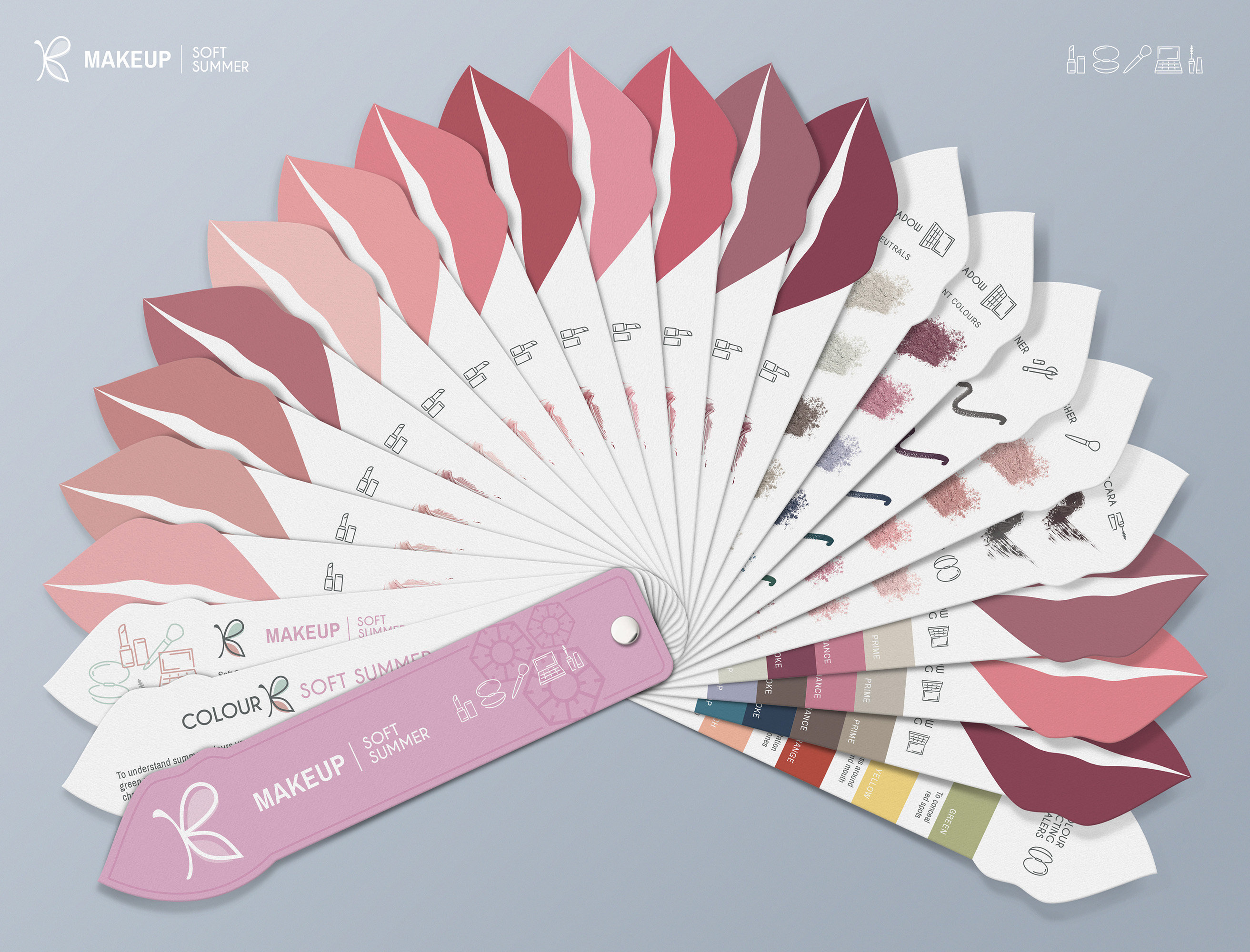 Soft Summer Colour Analysis Fan