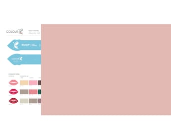 LIGHT Summer Makeup DIGITAL colour palette