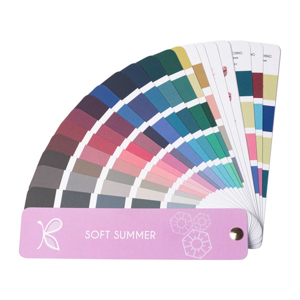 Éventail de couleurs d'été SOFT par Kelly Tavora - Petite entreprise