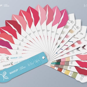 LIGHT Summer MAKEUP Colour Palette for Personal Colour Analysis – 12 Season System Swatch by Kelly Tavora