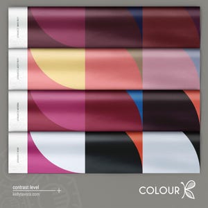 Contrast Drapes Kit – Low, Medium & High Contrast Set for Seasonal Colour Analysis