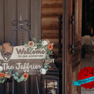 National Park Family Sign, Wedding Gift, Outdoor Enthusiast, Travel Wall, Family Sign, National Park Wedding Sign, National Park Custom Sign