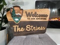 National Park Welcome Sign - family name sign, custom national park sign layered laser cut & engraved, national park wedding sign