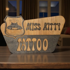 National Park Welcome Sign - family name sign, custom national park sign layered laser cut & engraved, national park wedding sign image 15