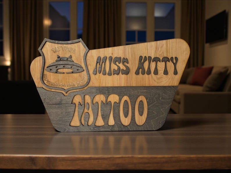 National Park Welcome Sign - family name sign, custom national park sign layered laser cut & engraved, national park wedding sign image 15