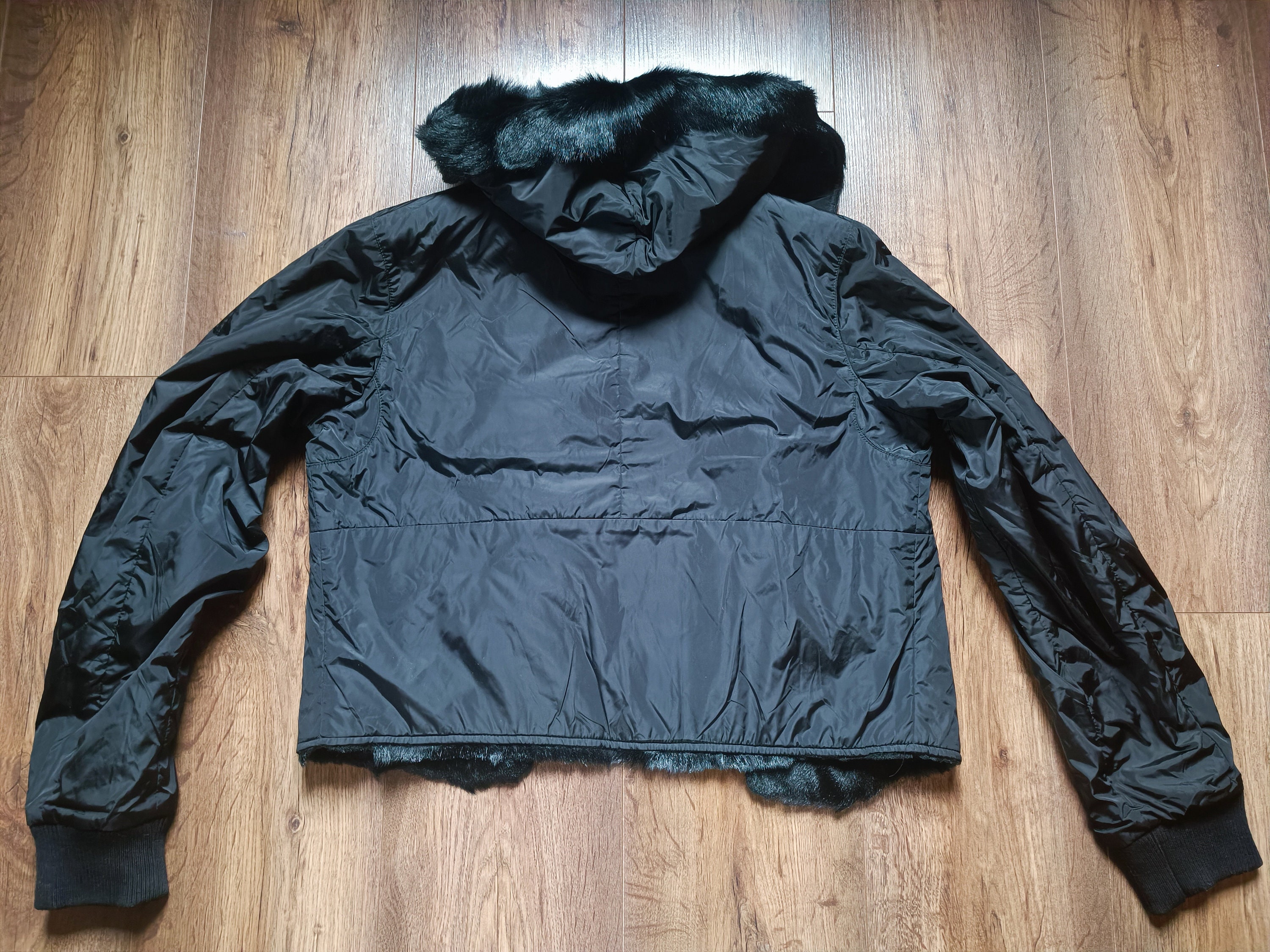 Vintage Women PRADA Jacket,prada Dyed Goat Fur Jacket,black Vintage Women PRADA Jacket,prada Dyed Goat Fur Jacket,black