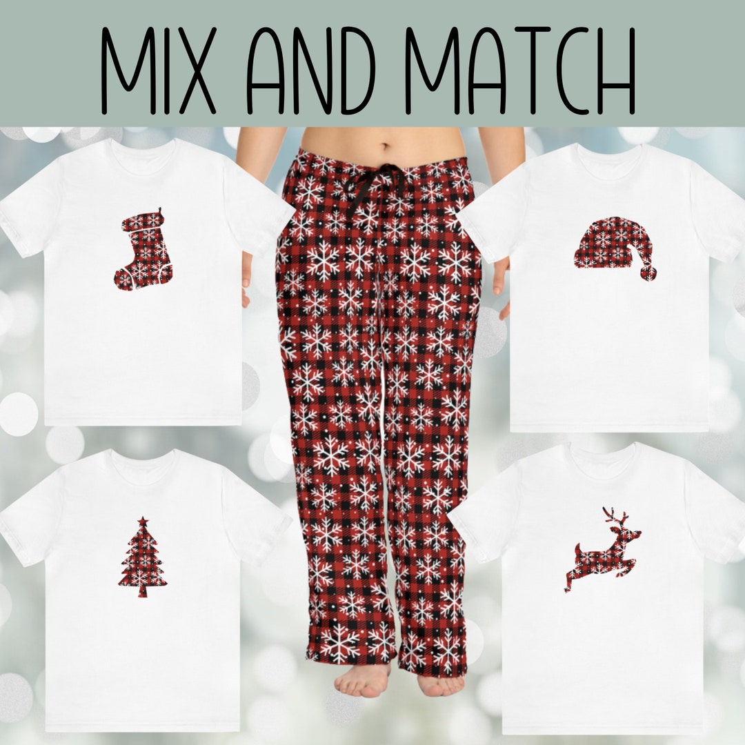 Women's Christmas Pajama Pants, Christmas PJ, Matching Christmas PJ Set