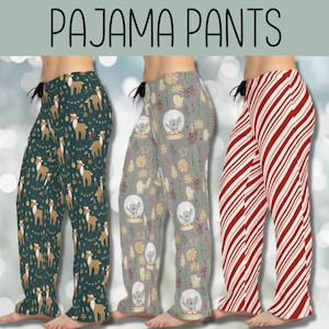 Women&#39;s Christmas Pajama Pants, Christmas PJ, Matching Christmas PJ Set, Group Christmas Pajama&#39;s
