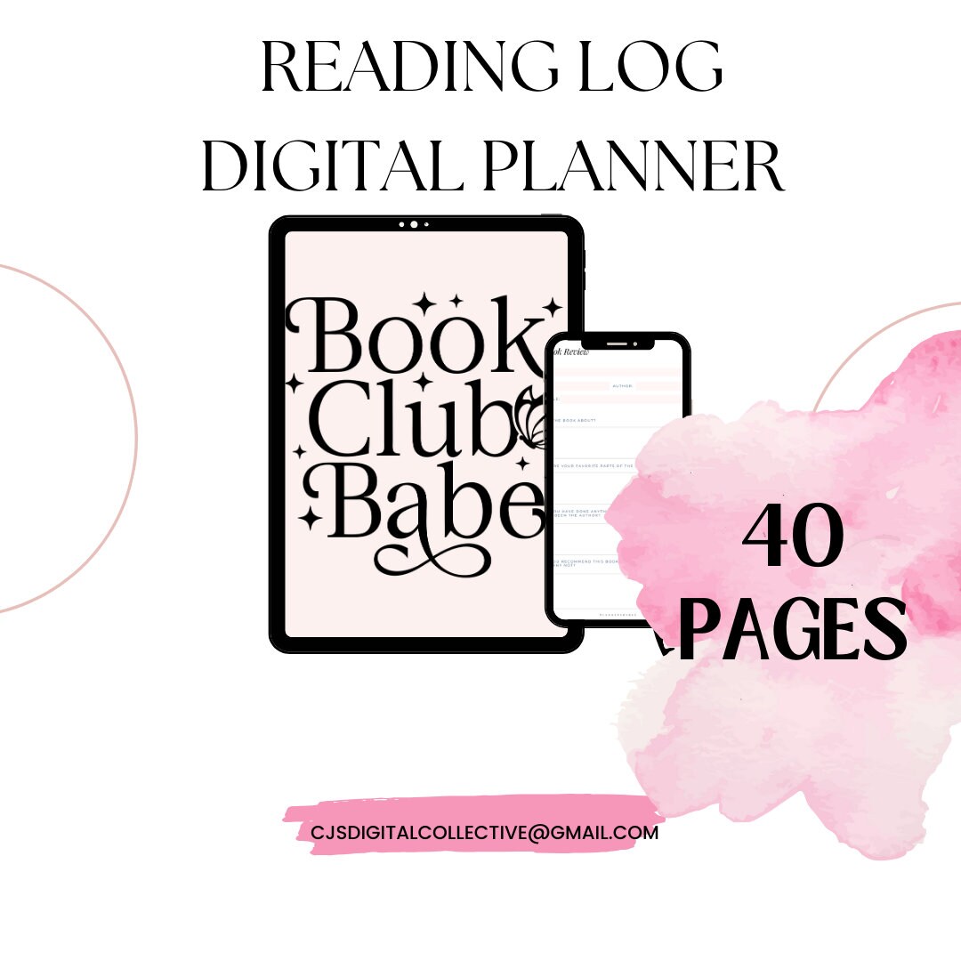 Printable Reading Tracker Journal Reading Log Book Tracker Book Journal ...