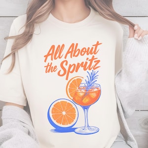 Tendance été PNG, Aper Spritz Design, graphique cocktail rétro pour chemise, Art apéritif italien, Clipart boisson orange, cocktail d'été png
