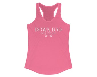 Swiftie Tortured Poets Tank Top | Down Bad Crying At The Gym Tank | Taylor Gym T-Shirt | Workout Gift for Wife | Gift for Friend