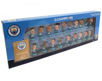 SoccerStarz team players champions Tottenham Hotspur Manchester City figures memorabilia collectables toys mega pack