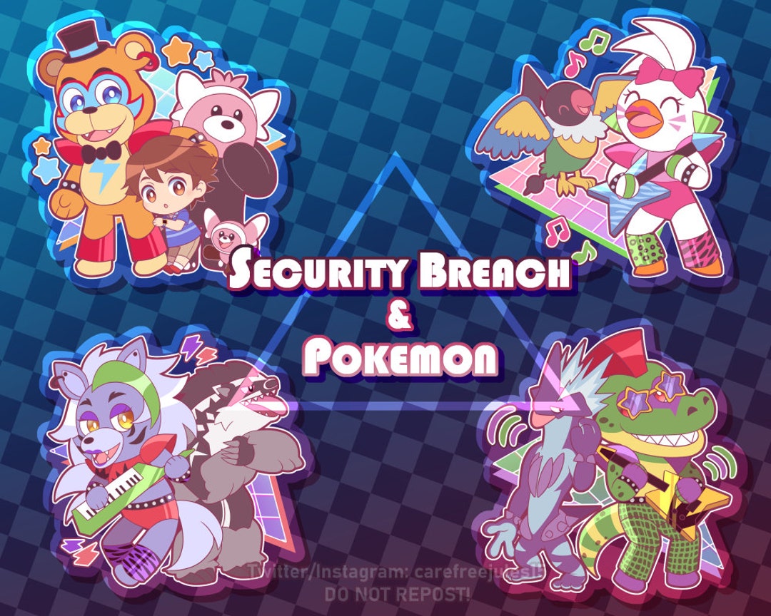 FNAF Security Breach 2.5 Acrylic Charms 