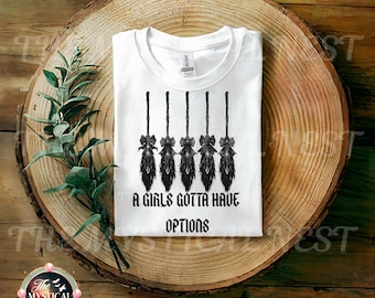 Gothic Halloween Witches PNG: Spooky Season, Trendy Girly Design (Digital Download)