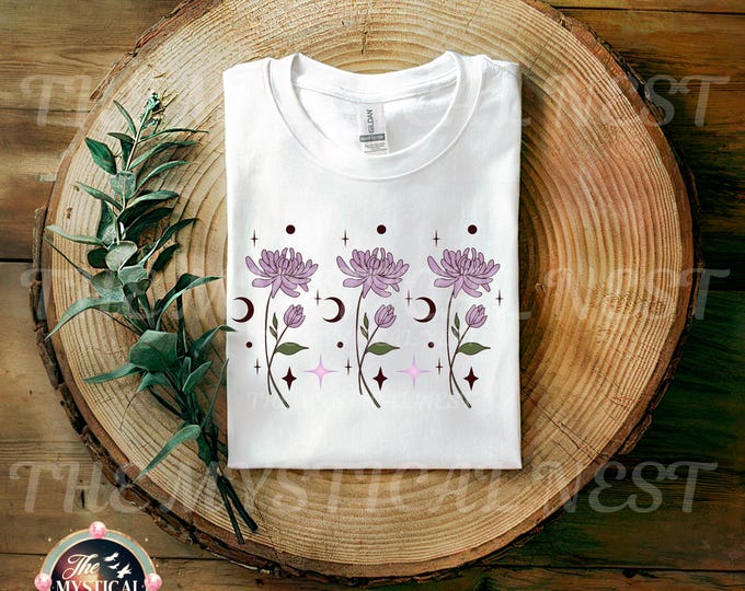 Lavender Flower PNG, Mystical Clipart, Lavender Instant Download, Purple Floral Clipart PNG, Digital Art