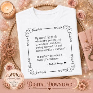 Citation de Practical Magic au format PNG, affiche imprimable « ma chérie », téléchargement numérique d'art mural sur le thème de la sorcière