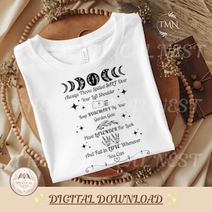 Practical Magic PNG: Witchy Spilled Salt Design (Digital Download)