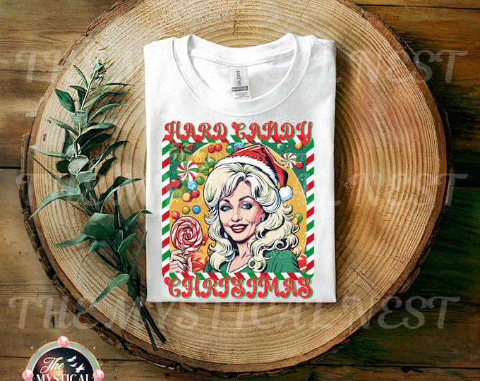 Christmas PNG, Hard Candy, Retro Christmas, Christmas Sublimation Design, Christmas Clipart, Holiday Decor, Digital Download