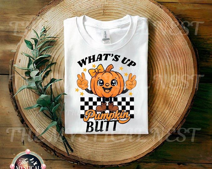 Funny Pumpkin Clipart PNG: Checkered Fall Design (Digital Download)