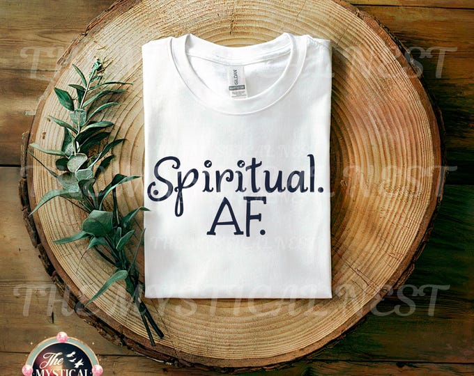 Spiritual AF PNG Sublimation Design (Digital Download)