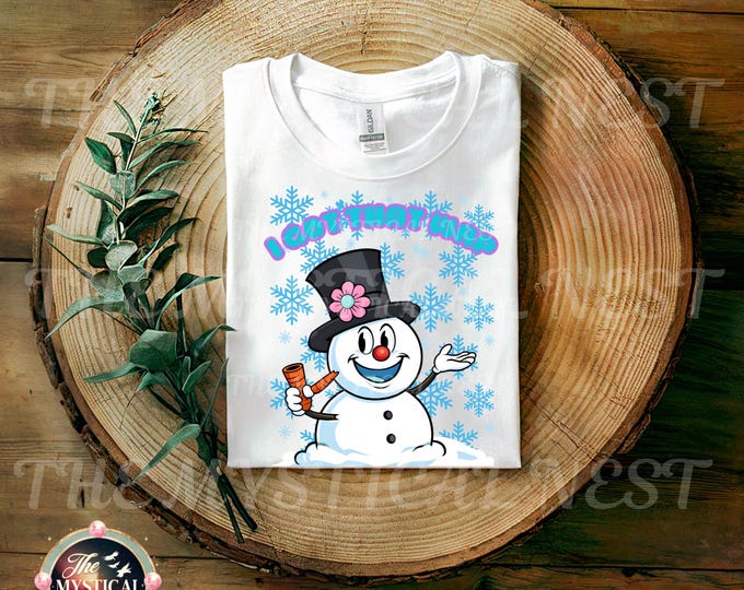 Snowman PNG Sublimation, I Got That WAP, Funny Christmas PNG, Holiday Digital Download, Adult Humor Gift, Christmas Gift, Christmas Clipart