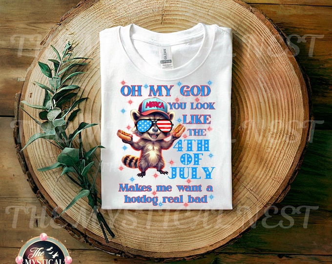 You Look Like The 4th Of July Makes Me Want A Hot Dog Real Bad png, Feral Raccoon png, Merica png, 4th of July png, Independence Day