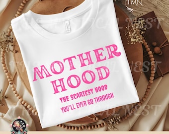 Motherhood PNG, funny mom life, Mothers Day shirt, sarcastic mama, digital download
