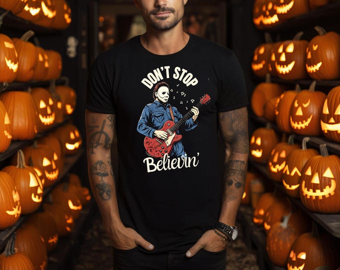 Michael Myers Guitar Don't Stop Believin' PNG