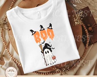 Fantasma de Halloween PNG: Diseño de sublimación para la temporada espeluznante (Descarga digital)