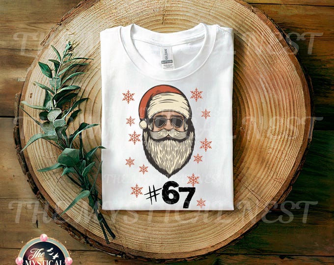 Funny Santa #67 Christmas PNG, Holiday Graphic (Digital Download)