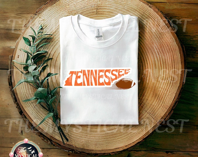 Tennessee Football Clipart PNG: Sports Design (Digital Download)