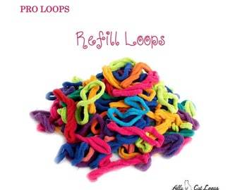 10" Pro Cotton Potholder Loops set of 27 for Pro Friendly Loom in 27 individual colors