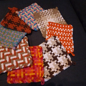 7 Cotton Potholder Loops for traditional Friendly Loom in individual colors set of 18 image 7