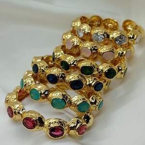 Gold Plated Zircon Cuff Bracelets/Anniversary Gift/Jewelry for Wedding, Graduation Valentine&#39;s Day cuff bracelet