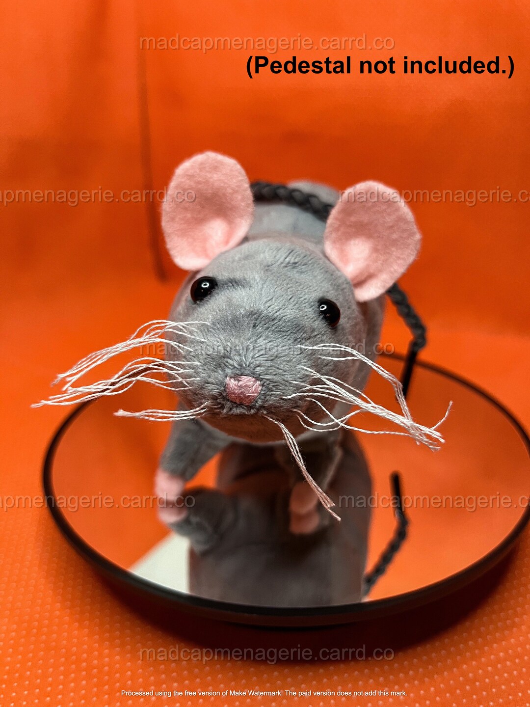 Custom Solid Color Rats With Optional Markings—lifesize Rat Plushie—pet ...