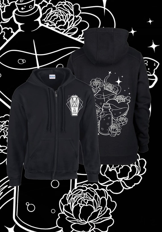 Alchemist alternative gothic zip up hoodie The Hex Coven