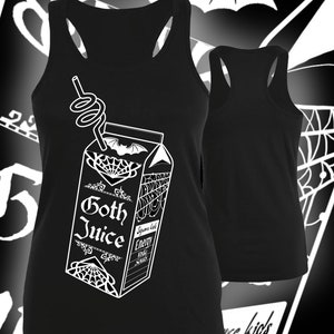 Goth juice - gothic altern vest - tank top - The Hex Coven