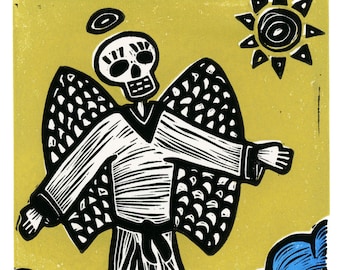 Linosnede Dag van de Doden Del Santo/Van De Heilige